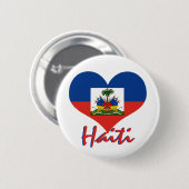 Haïti Ronde Button 5,7 Cm (Voorkant /achterkant)