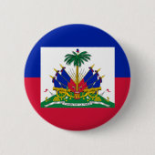 haïti ronde button 5,7 cm (Voorkant)
