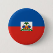 Haïti Ronde Button 5,7 Cm (Voorkant)
