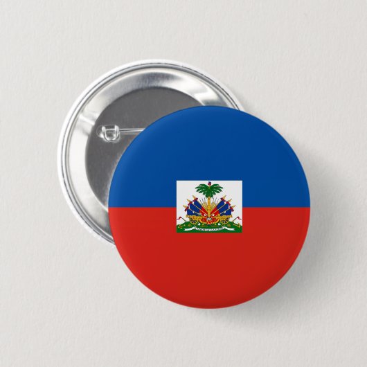 Haïti Ronde Button 5,7 Cm (Voorkant /achterkant)