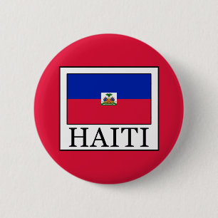 Haïti Ronde Button 5,7 Cm