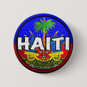 HAITI RONDE BUTTON 5,7 CM