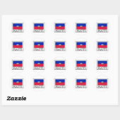 Haïti Ronde Sticker (Vel)