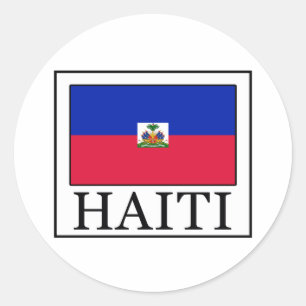 Haïti Ronde Sticker