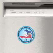 Haïti Round Button.ai Magneet (Insitu (Vaatwasser))