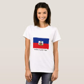 Haïti-shirt T-shirt (Voorkant volledig)