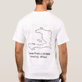 Haiti Shithole Country T-shirt (Achterkant)