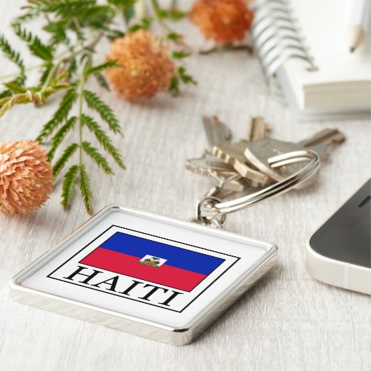 Haïti Sleutelhanger (Zijkant)