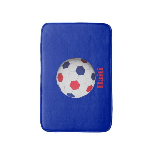 Haiti Soccer Badmat (Voorkant Verticaal)
