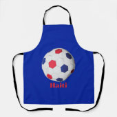 Haiti Soccer Schort (Voorkant)