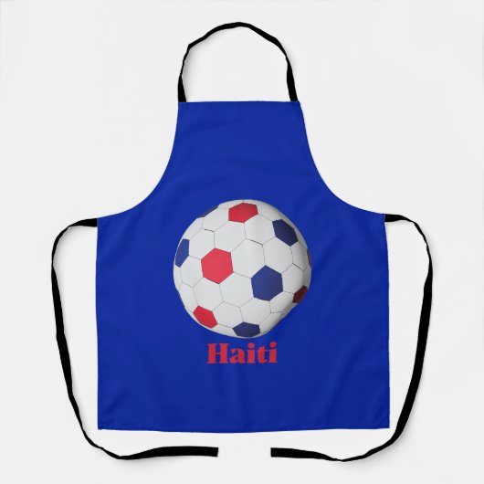 Haiti Soccer Schort (Voorkant)