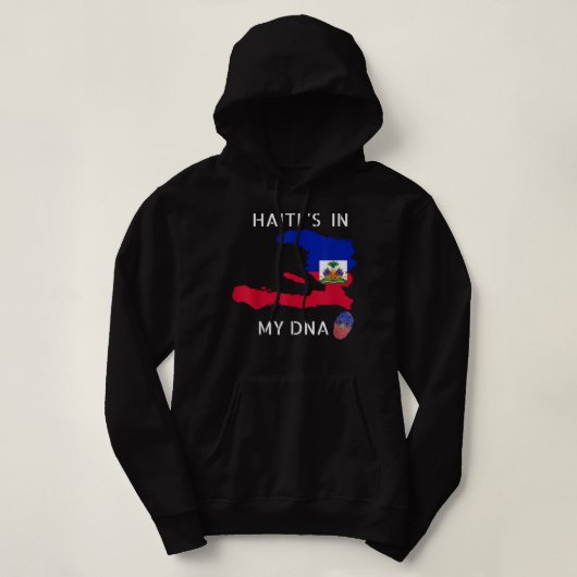 Haïti staat op mijn DNA Haïtiaanse vlaggendag Prid Hoodie (Design voorkant)