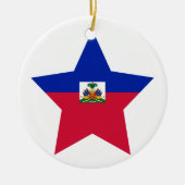 Haiti Star Keramisch Ornament (Voorkant)
