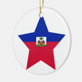 Haiti Star Keramisch Ornament (Links)
