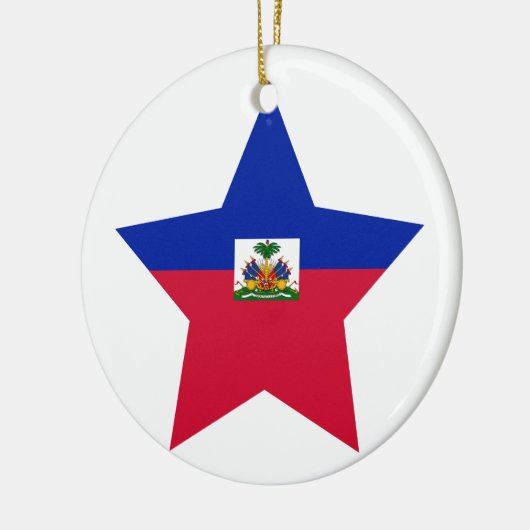 Haiti Star Keramisch Ornament (Links)