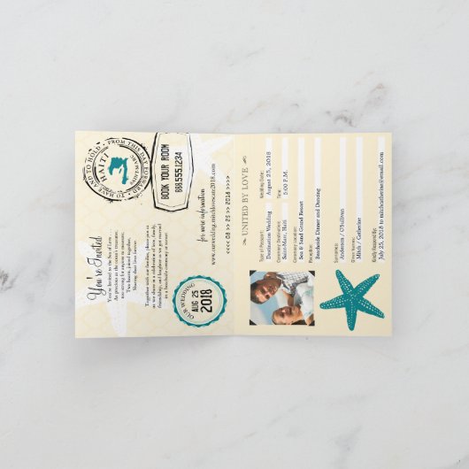Haïti Starfish Wedding Passport (Binnen)