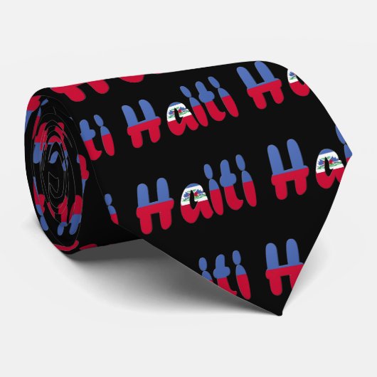 Haïti Stropdas (Opgerold)