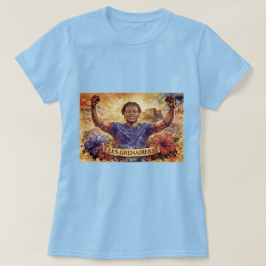 Haïti terug op het WK T-shirt (Design voorkant)