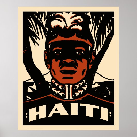  Haïti Travel Poster (Voorkant)