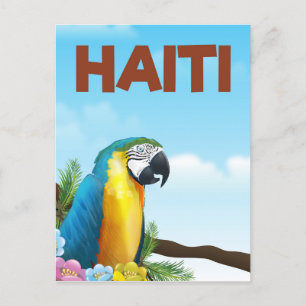 Haiti Travel poster Briefkaart