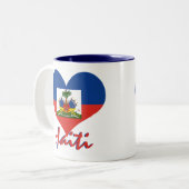 Haïti Tweekleurige Koffiemok (Voorkant links)
