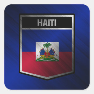 Haïti Vierkante Sticker