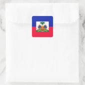 Haïti Vierkante Sticker (Tas)