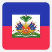 Haïti Vierkante Sticker (Voorkant)