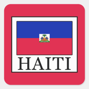Haïti Vierkante Sticker