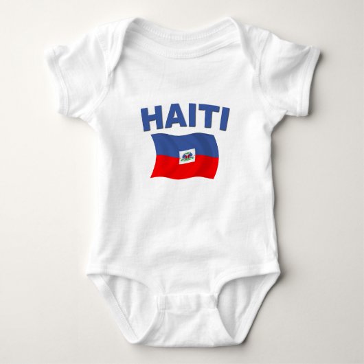 Haïti vlag 1 romper (Voorkant)