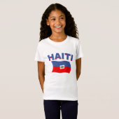 Haïti vlag 2 t-shirt (Voorkant volledig)