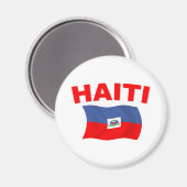Haïti Vlag 3 Magneet (Voorkant / Achterkant)