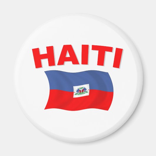 Haïti Vlag 3 Magneet (Voorkant)