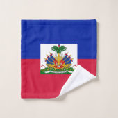 Haiti Vlag Bad Handdoek (Wasdoekje)