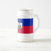 Haiti Vlag Bierpul (Voorkant rechts)