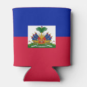 Haiti Vlag Blikjeskoeler (Achterkant)