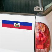 Haiti Vlag Bumpersticker (Op Truck)