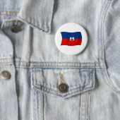 Haïti-vlag Button (In situ)