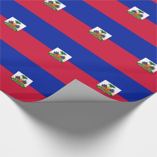 Haiti Vlag Cadeaupapier (Hoek)