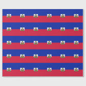Haiti Vlag Cadeaupapier (Vlak)