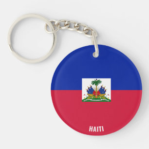 Haiti Vlag Charmant Patriottisch Sleutelhanger