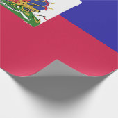 Haïti-vlag Emblem Cadeaupapier (Hoek)