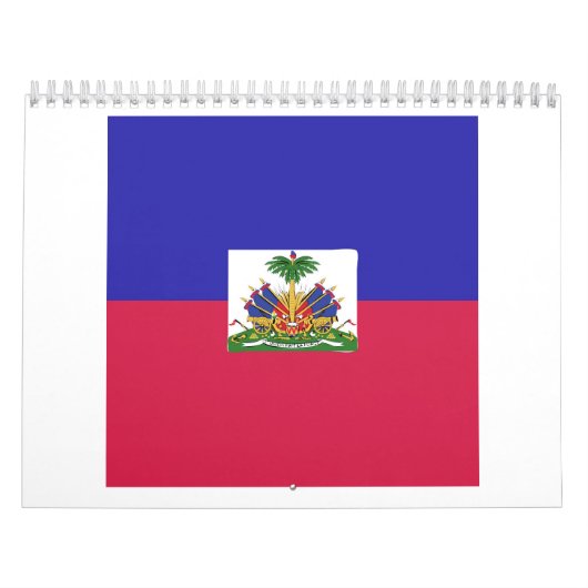 Haïti-vlag Emblem Kalender (Hoes)