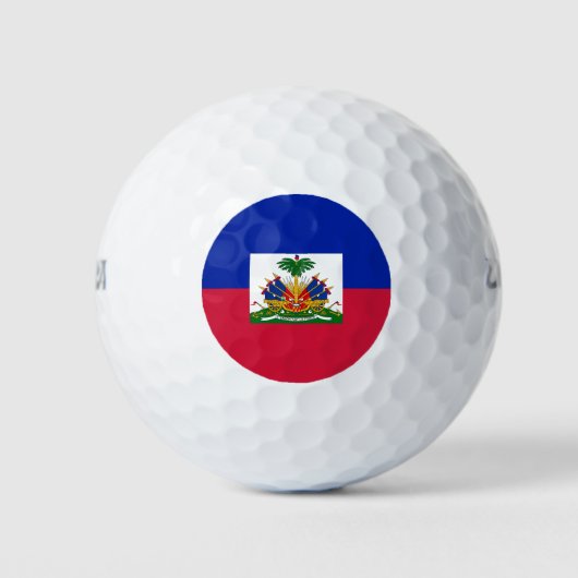 Haiti Vlag Golfballen (Voorkant)
