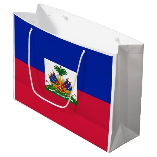 Haiti Vlag Groot Cadeauzakje (Voorkant Gekanteld)