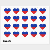 Haiti Vlag Hart Sticker (Vel)