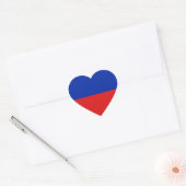 Haiti Vlag Hart Sticker (Envelop)