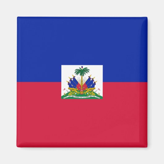 Haïti vlag HT Magneet (Voorkant)