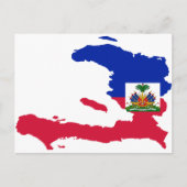 Haïti vlag Kaart HT (Voorkant)