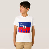 Haïti vlag kinder T-shirts (Voorkant volledig)